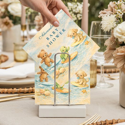 Surf’s Up Baby Shower Servet