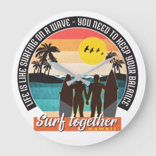 Surf samen - Houd je balan Grote Klok