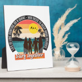Surf samen - Houd uw balans Fotoplaat (Zijkant)