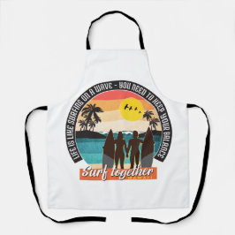 Surf samen - Houd uw balans Schort