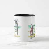 Surf San Clemente Coffee Mok (Midden)