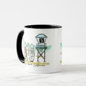 Surf San Clemente Coffee Mok (Voorkant links)