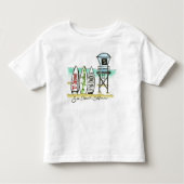 Surf San Clemente Toddler Shirt (Voorkant)