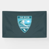 Surf San Diego California Spandoek (Horizontaal)