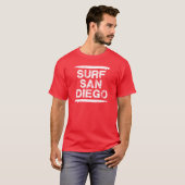 Surf San Diego T-shirt (Voorkant volledig)