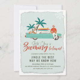 Surf Santa Claus | Virtuele kerstfeestdag Kaart