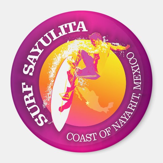 Surf Sayulita Magneet (Voorkant)