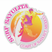 Surf Sayulita Sticker (Voorkant)