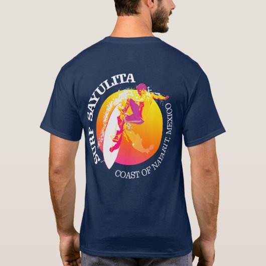Surf Sayulita T-shirt (Achterkant)