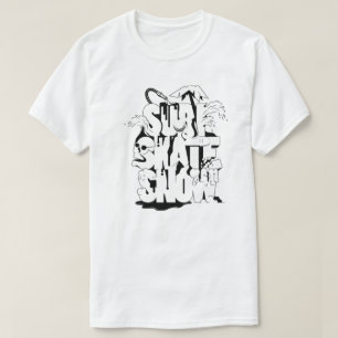 Surf Schaats sneeuw Shirt