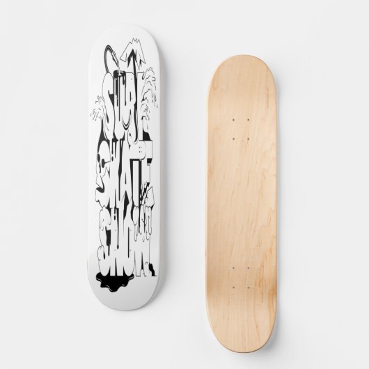 Surf Schaats sneeuwskateboard Persoonlijk Skateboard (Voorkant)