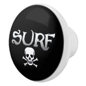 Surf Schedel zwart keramische knop (Rechts)