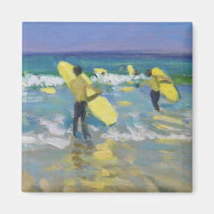 Surf School in St. Ives Magneet