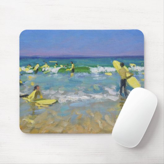 Surf School in St. Ives Muismat (Met muis)