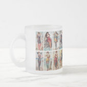 Surf schoonheden van 1889 matglas koffiemok (Links)