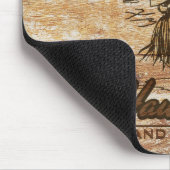 Surf Shack Hawaiian Faux Wood Muismat (Hoek)