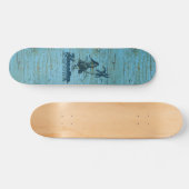 Surf Shack Hawaiian Faux Wood Skateboard (Horizontaal)