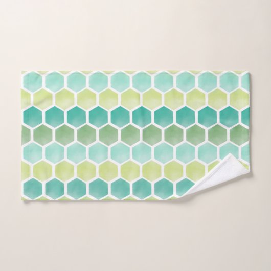 surf shack hexagons badhanddoekset bad handdoek (Handdoek)