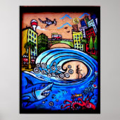 surf shack poster (Voorkant)