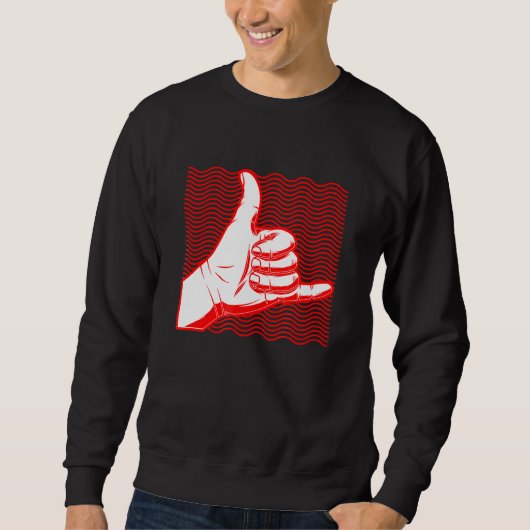 Surf Shaka Surf Design Trui (Voorkant)