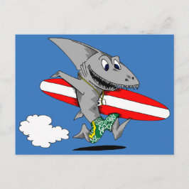 Surf Shark Briefkaart