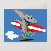 Surf Shark Briefkaart (Voorkant)