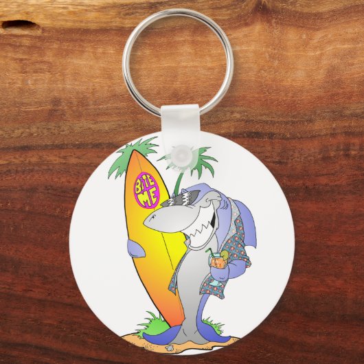 Surf Shark Sleutelhanger (Voorkant)