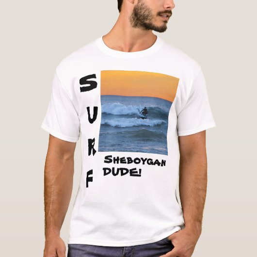 surf sheboygan t-shirt (Voorkant)