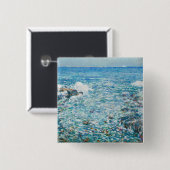 Surf, Shoals-eilanden Vierkante Button 5,1 Cm (Voorkant /achterkant)