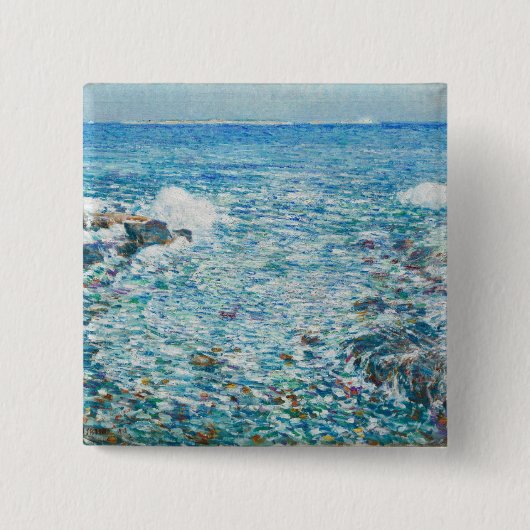 Surf, Shoals-eilanden Vierkante Button 5,1 Cm (Voorkant)