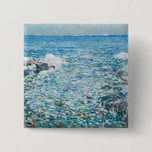Surf, Shoals-eilanden Vierkante Button 5,1 Cm