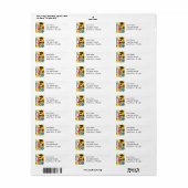 Surf Shop Surfred Ocean Beach Surfboards Palm Tree Etiket (Full Sheet)