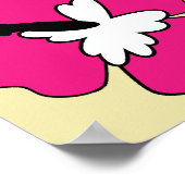 Surf Shop Surfred Ocean Beach Surfboards Palm Tree Poster (Hoek)