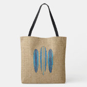 Surf Sign Customize Monogram Hawaiian Beach Bag Tote Bag (Achterkant)