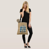 Surf Sign Customize Monogram Hawaiian Beach Bag Tote Bag (Op model)