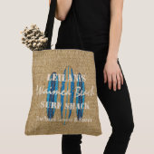 Surf Sign Customize Monogram Hawaiian Beach Bag Tote Bag (Dichtbij)