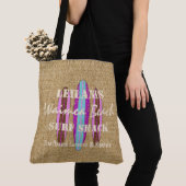 Surf Sign Customize Monogram Hawaiian Beach Bag Tote Bag (Dichtbij)