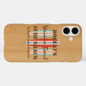 Surf Sign Customize Monogram Hawaiian Surfboards  Case-Mate iPhone Case (Achterkant (horizontaal))