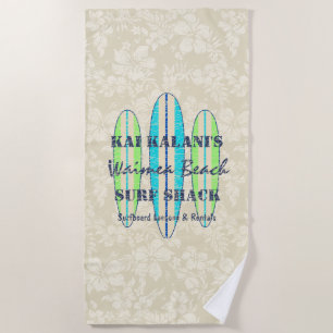Surf Sign Customize Monogram Hawaiian Surfboards Strandlaken