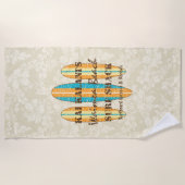 Surf Sign Customize Monogram Hawaiian Surfboards Strandlaken (Voorkant)