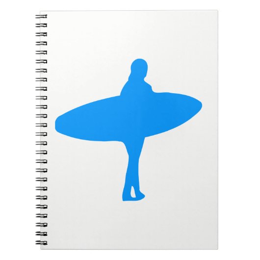 Surf Silhouet Notitieboek (Voorkant)