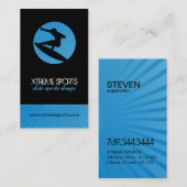 Surf Silhouette Visitekaartjes (Voorkant / Achterkant)