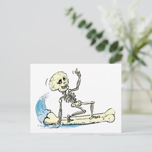 surf SkELEtOn Briefkaart (Staand voorkant)
