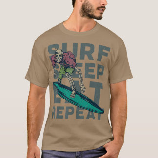 Surf Slaapstand herhalen Surfende Retro Surf T-shirt