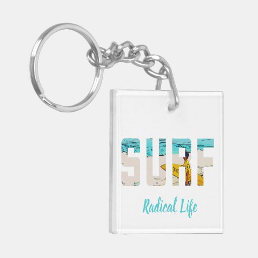 Surf Sleutelhanger (Voorkant Links)