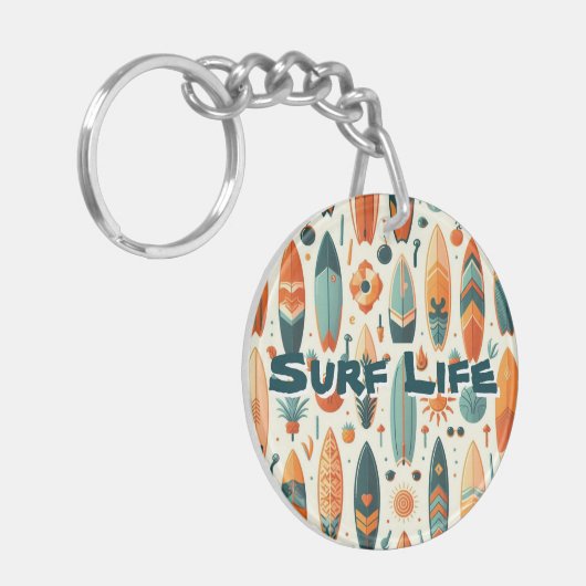 Surf Sleutelhanger (Voorkant Links)