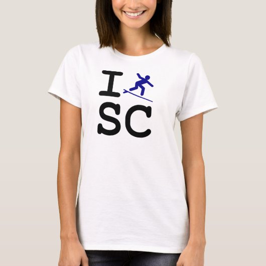 Surf South Carolina T-shirt (Voorkant)