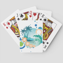 Surf spelkaarten pokerkaarten