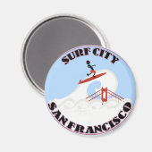 Surf Stad San Francisco Magneet (Voorkant / Achterkant)