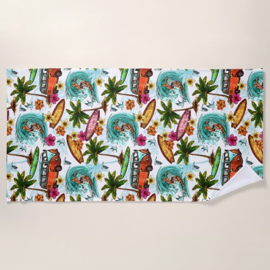 Surf Strandlaken (Voorkant)